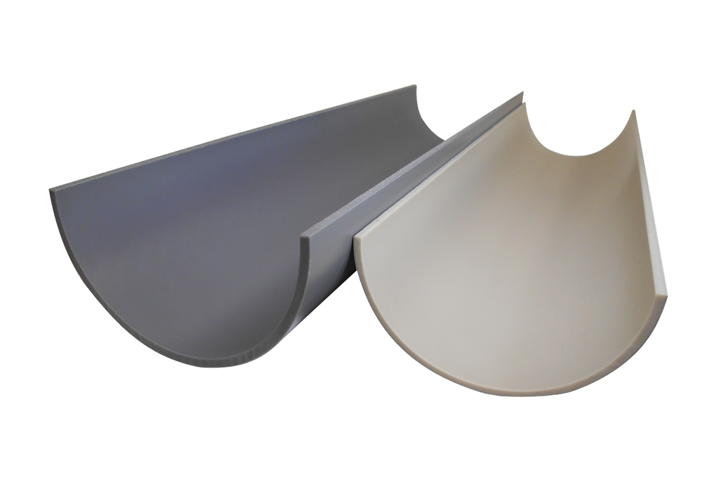 グレーVP/VU管 たて割(半割)