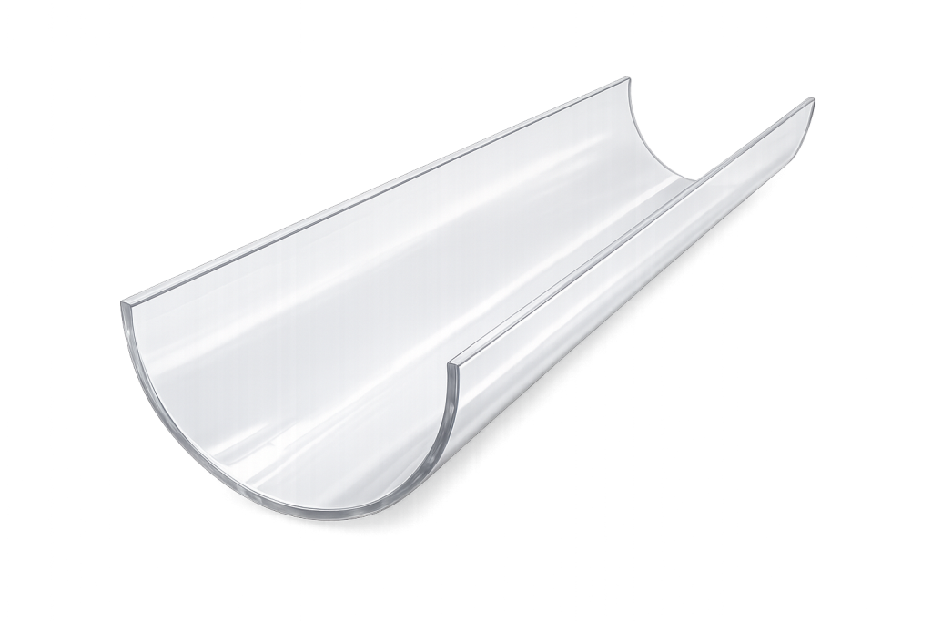 クリア(透明)管 たて割(半割)